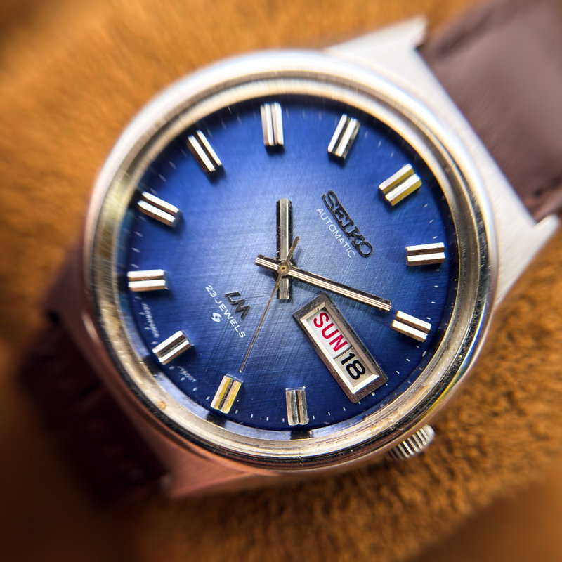 Seiko Seiko - Lord Matic "Blue Grace" 輝面 (Kimetsu) – Radiant Surface - No Reserve Price - 5606-7260 - Men - 1973 vintage watch - image 11