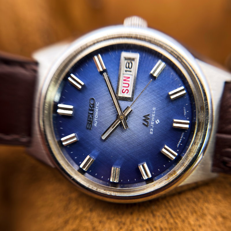 Seiko Seiko - Lord Matic "Blue Grace" 輝面 (Kimetsu) – Radiant Surface - No Reserve Price - 5606-7260 - Men - 1973 vintage watch - image 16