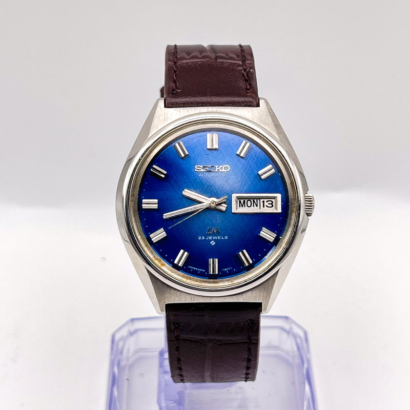 Seiko Seiko - Lord Matic "Blue Grace" 輝面 (Kimetsu) – Radiant Surface - No Reserve Price - 5606-7260 - Men - 1973 vintage watch - image 20
