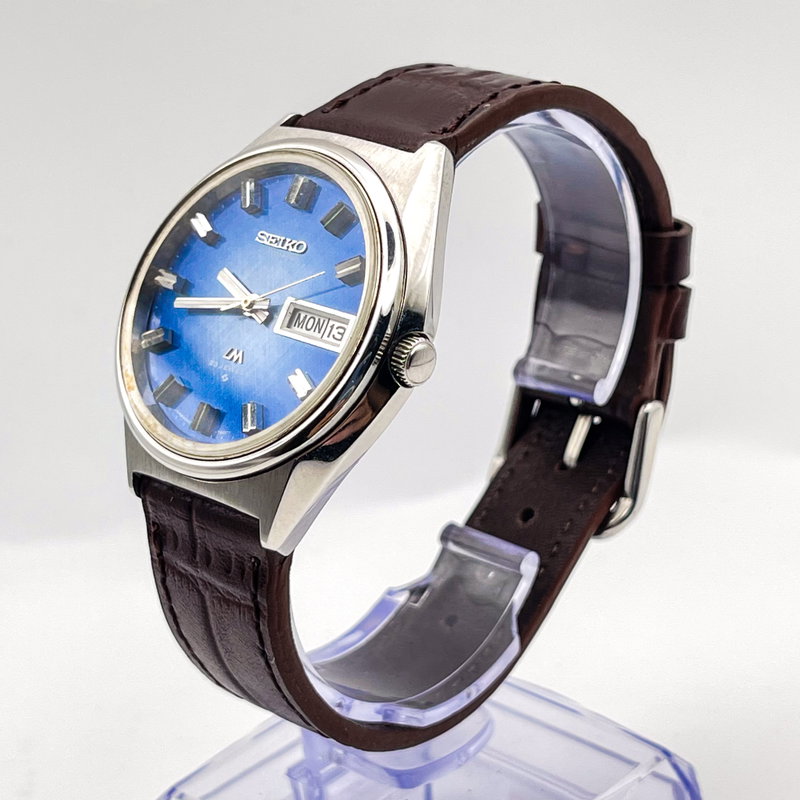 Seiko Seiko - Lord Matic "Blue Grace" 輝面 (Kimetsu) – Radiant Surface - No Reserve Price - 5606-7260 - Men - 1973 vintage watch - image 22