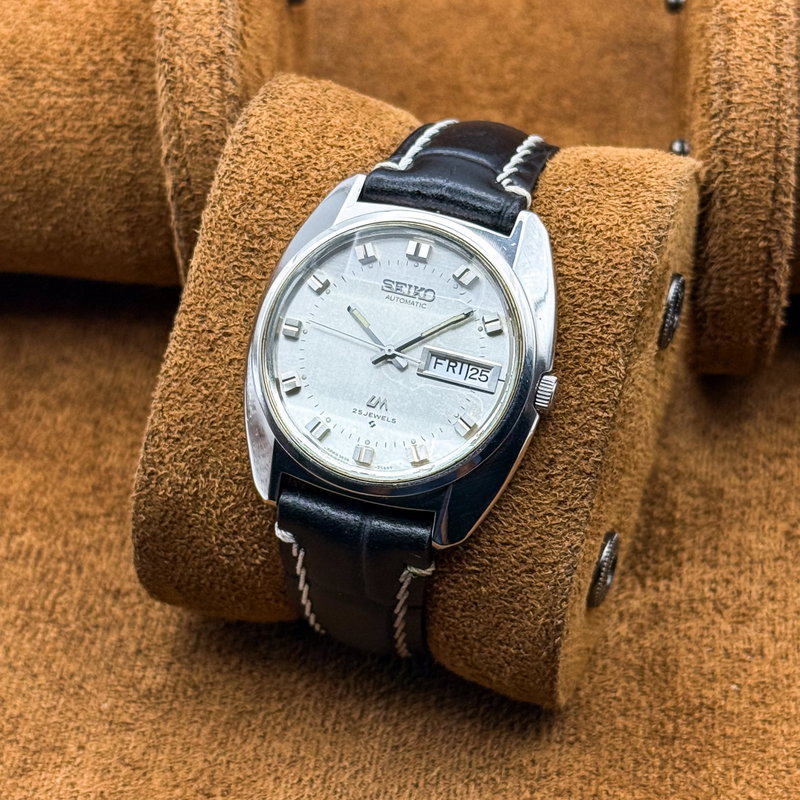 Seiko Seiko - Lord Matic "Gradient Snow Sunburst" [Near-Mint] 懐律 (Kairitsu) – Rhythm of the Past - No Reserve Price - 5606-7230 - Men - 1972 vintage watch - image 5
