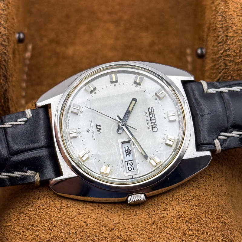 Seiko Seiko - Lord Matic "Gradient Snow Sunburst" [Near-Mint] 懐律 (Kairitsu) – Rhythm of the Past - No Reserve Price - 5606-7230 - Men - 1972 vintage watch - image 18