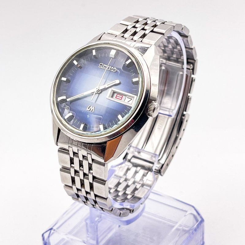 Seiko Seiko - Lord Matic "Gradient Blue Sunburst" [Near-Mint] 青幻 (Seigen) – Blue Illusion - No Reserve Price - 5606-7280 - Men - 1970-1979  vintage watch - image 2