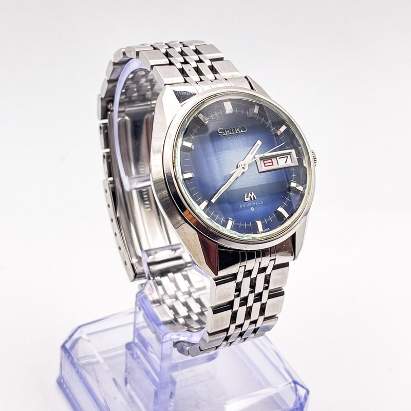 Seiko Seiko - Lord Matic "Gradient Blue Sunburst" [Near-Mint] 青幻 (Seigen) – Blue Illusion - No Reserve Price - 5606-7280 - Men - 1970-1979  vintage watch - image 3