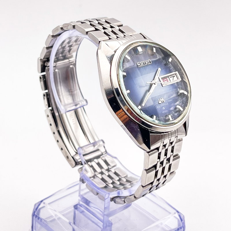 Seiko Seiko - Lord Matic "Gradient Blue Sunburst" [Near-Mint] 青幻 (Seigen) – Blue Illusion - No Reserve Price - 5606-7280 - Men - 1970-1979  vintage watch - image 4