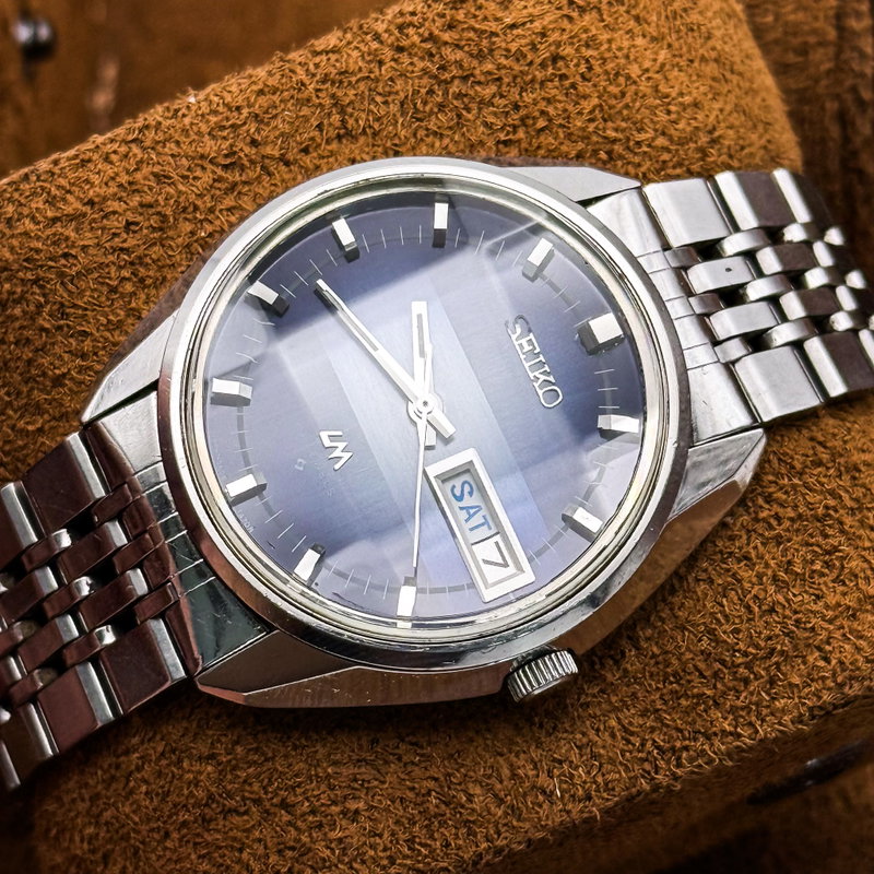 Seiko Seiko - Lord Matic "Gradient Blue Sunburst" [Near-Mint] 青幻 (Seigen) – Blue Illusion - No Reserve Price - 5606-7280 - Men - 1970-1979  vintage watch - image 17