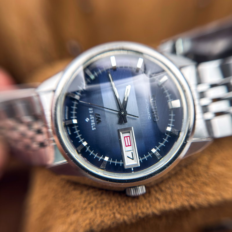 Seiko Seiko - Lord Matic "Gradient Blue Sunburst" [Near-Mint] 青幻 (Seigen) – Blue Illusion - No Reserve Price - 5606-7280 - Men - 1970-1979  vintage watch - image 19