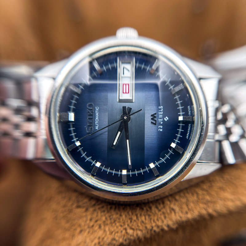 Seiko Seiko - Lord Matic "Gradient Blue Sunburst" [Near-Mint] 青幻 (Seigen) – Blue Illusion - No Reserve Price - 5606-7280 - Men - 1970-1979  vintage watch - image 20