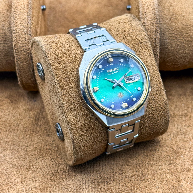 Seiko Seiko - Advan "Gradient Sunburst" 輝模 (Kimō) – Radiant Form - No reserve price - 7019-7300 - Men - 1973 vintage watch - image 16
