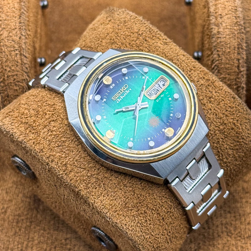 Seiko Seiko - Advan "Gradient Sunburst" 輝模 (Kimō) – Radiant Form - No reserve price - 7019-7300 - Men - 1973 vintage watch - image 18