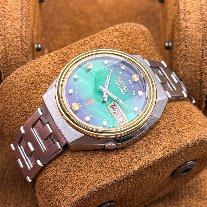 Seiko Seiko - Advan "Gradient Sunburst" 輝模 (Kimō) – Radiant Form - No reserve price - 7019-7300 - Men - 1973 vintage watch - image 20