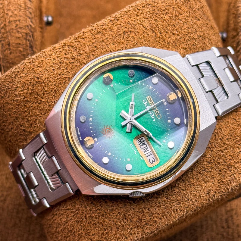 Seiko Seiko - Advan "Gradient Sunburst" 輝模 (Kimō) – Radiant Form - No reserve price - 7019-7300 - Men - 1973 vintage watch - image 21