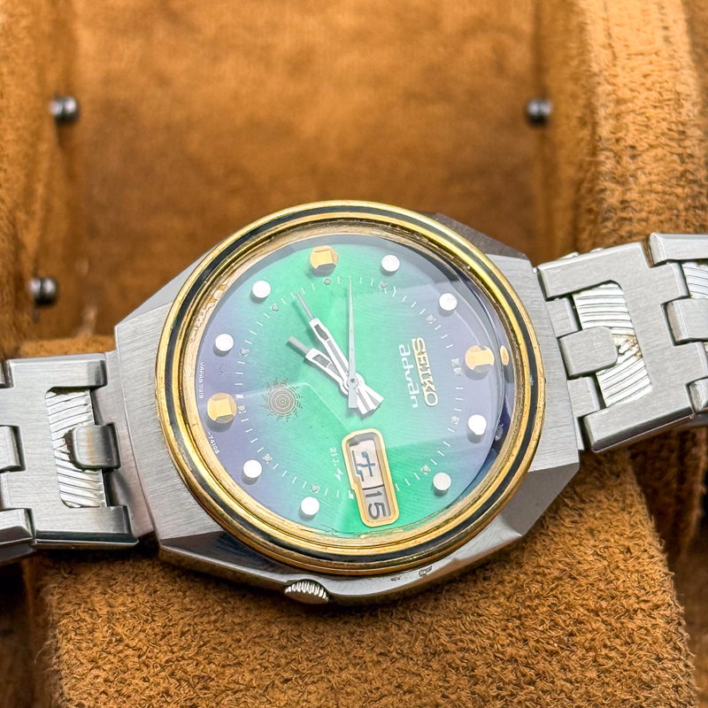 Seiko Seiko - Advan "Gradient Sunburst" 輝模 (Kimō) – Radiant Form - No reserve price - 7019-7300 - Men - 1973 vintage watch - image 23