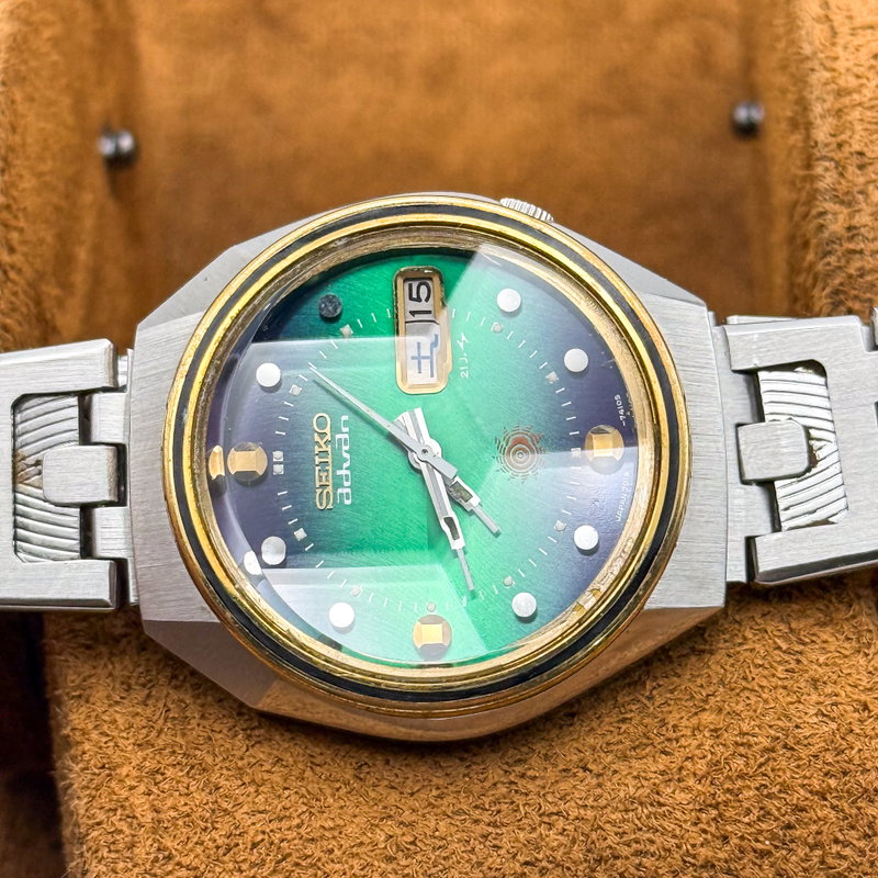 Seiko Seiko - Advan "Gradient Sunburst" 輝模 (Kimō) – Radiant Form - No reserve price - 7019-7300 - Men - 1973 vintage watch - image 24