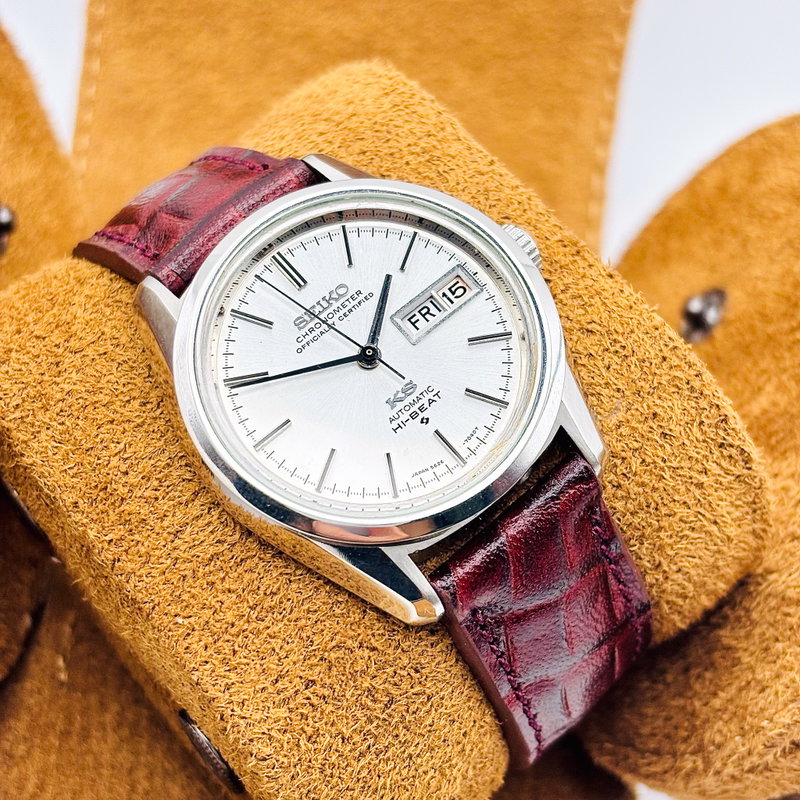 Seiko Seiko - King Seiko Chronometer Hi-Beat [Near-Mint] 皇霊 (Kōrei) – Imperial Spirit - 5626-7040 - Men - 1970 vintage watch - image 9