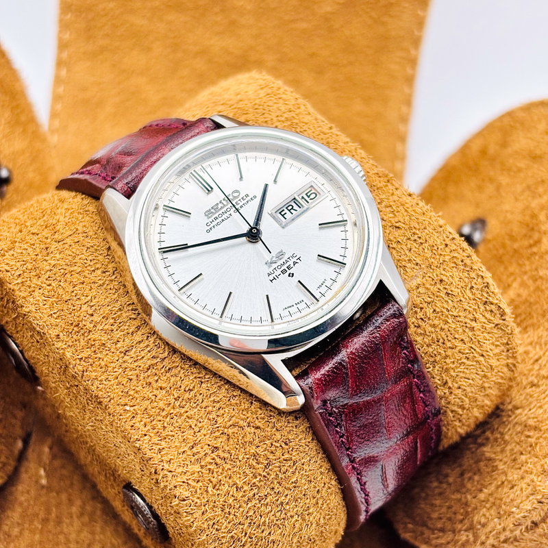 Seiko Seiko - King Seiko Chronometer Hi-Beat [Near-Mint] 皇霊 (Kōrei) – Imperial Spirit - 5626-7040 - Men - 1970 vintage watch - image 10