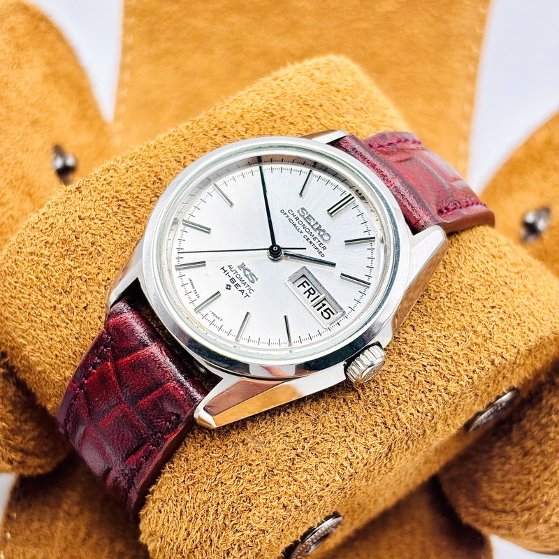 Seiko Seiko - King Seiko Chronometer Hi-Beat [Near-Mint] 皇霊 (Kōrei) – Imperial Spirit - 5626-7040 - Men - 1970 vintage watch - image 13