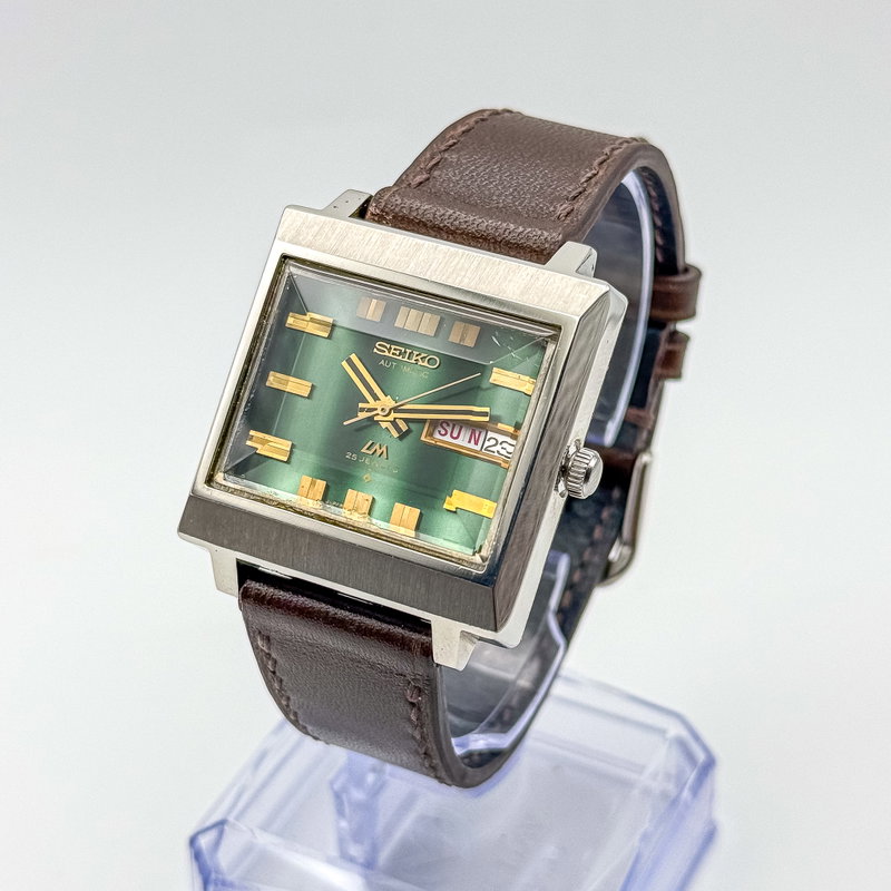 Seiko Seiko - Lord Matic "Gradient Emerald Sunburst" 皇光 (Kōkō) – Imperial Light - No reserve price - 5606-5080 - Men - 1972 vintage watch - image 1