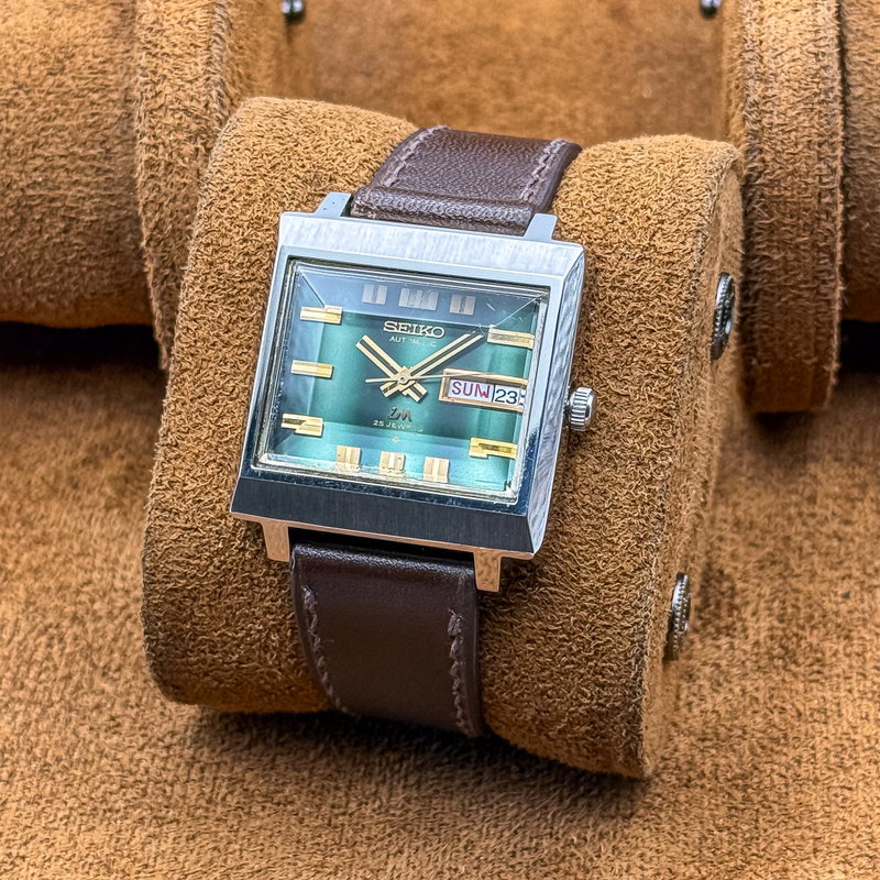 Seiko Seiko - Lord Matic "Gradient Emerald Sunburst" 皇光 (Kōkō) – Imperial Light - No reserve price - 5606-5080 - Men - 1972 vintage watch - image 8
