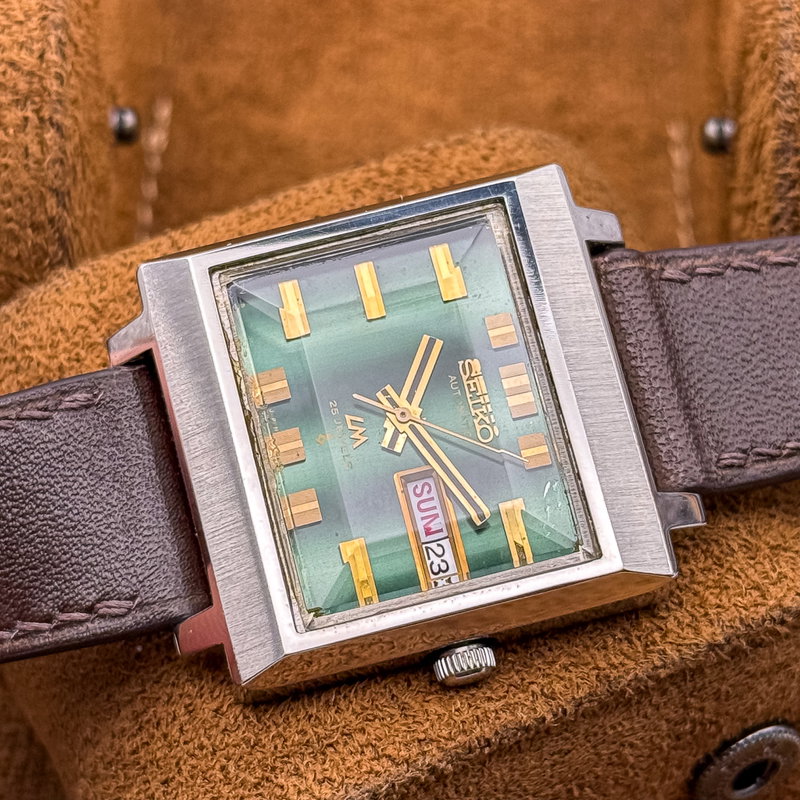 Seiko Seiko - Lord Matic "Gradient Emerald Sunburst" 皇光 (Kōkō) – Imperial Light - No reserve price - 5606-5080 - Men - 1972 vintage watch - image 14
