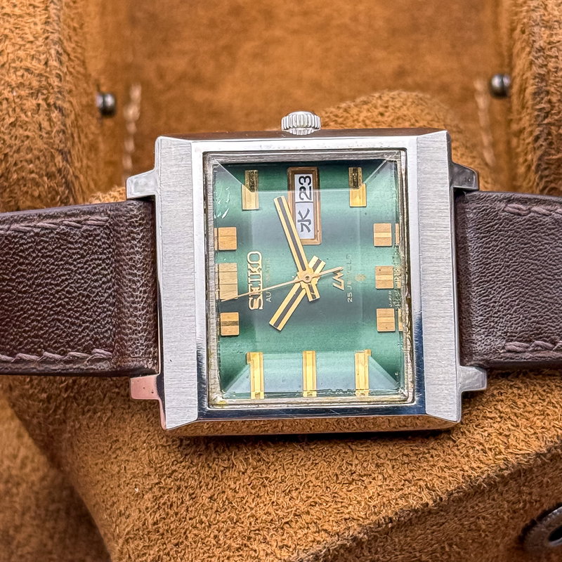 Seiko Seiko - Lord Matic "Gradient Emerald Sunburst" 皇光 (Kōkō) – Imperial Light - No reserve price - 5606-5080 - Men - 1972 vintage watch - image 15
