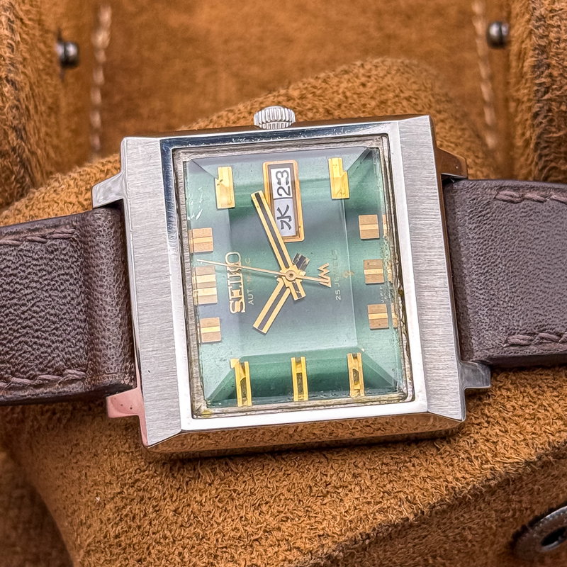 Seiko Seiko - Lord Matic "Gradient Emerald Sunburst" 皇光 (Kōkō) – Imperial Light - No reserve price - 5606-5080 - Men - 1972 vintage watch - image 16