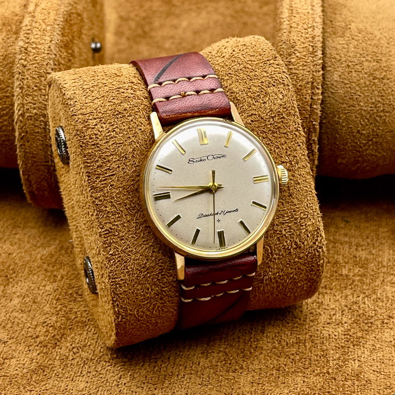 Seiko Seiko - Crown "Gold-Filled" ["Serviced"] 王道 (Ōdō) – The King’s Path - Ingen mindstepris - J14085 - Men - 1963 vintage watch - image 10