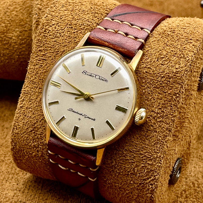 Seiko Seiko - Crown "Gold-Filled" ["Serviced"] 王道 (Ōdō) – The King’s Path - Ingen mindstepris - J14085 - Men - 1963 vintage watch - image 14