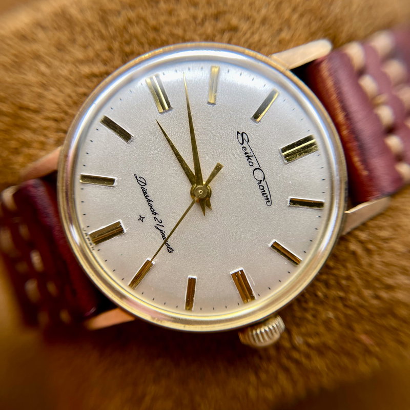 Seiko Seiko - Crown "Gold-Filled" ["Serviced"] 王道 (Ōdō) – The King’s Path - Ingen mindstepris - J14085 - Men - 1963 vintage watch - image 15
