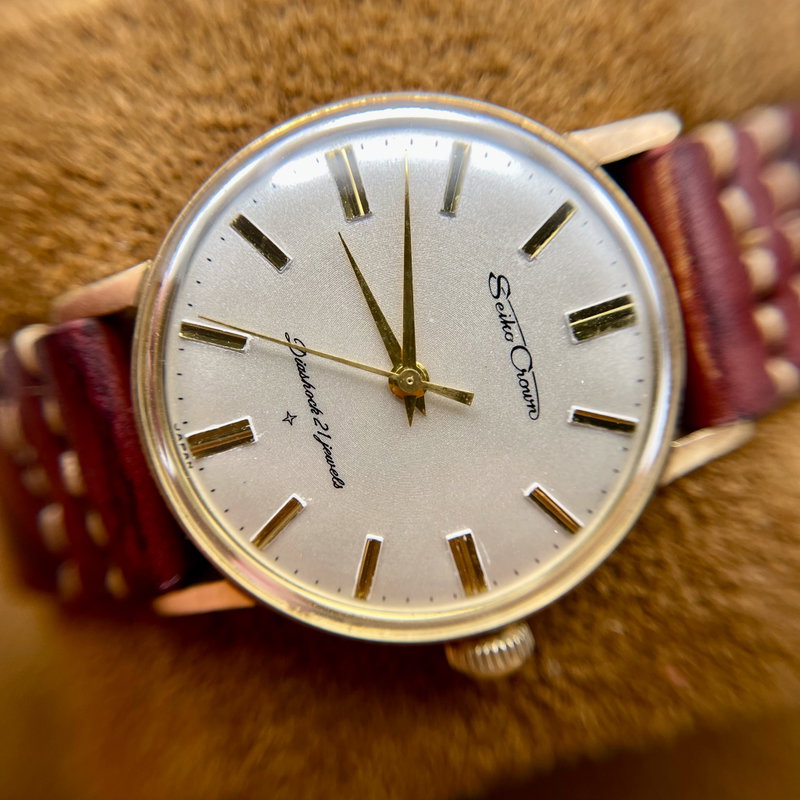 Seiko Seiko - Crown "Gold-Filled" ["Serviced"] 王道 (Ōdō) – The King’s Path - Ingen mindstepris - J14085 - Men - 1963 vintage watch - image 17