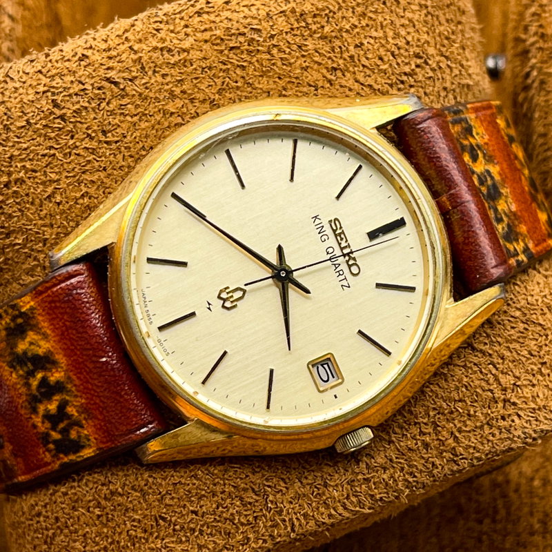Seiko Seiko - King Quartz 時渦 (Tokuwa) – Time Vortex - No Reserve Price - 5855-8010 - Men - 1977 vintage watch - image 8