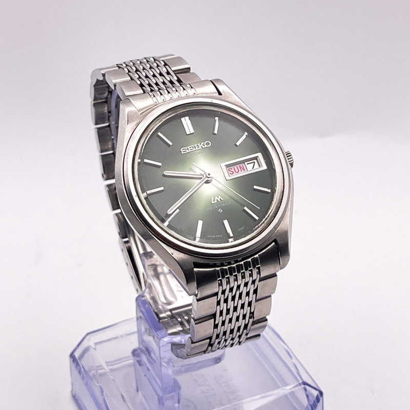Seiko Seiko - LM "Green Starburst" 翠光 (Sui Kō) – Emerald Light - Ingen mindstepris - 5606-7071 - Men - 1972 vintage watch - image 2