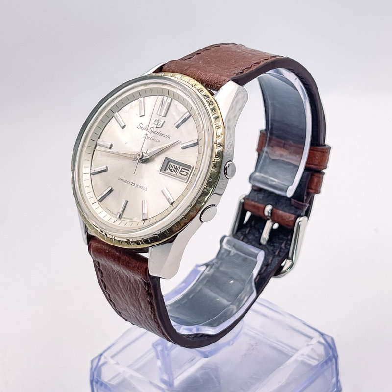 Seiko Seiko - Sportsmatic Deluxe 5 月白 (Gep-paku) – Moon-White - Ingen mindstepris - 7619-7050 - Men - 1965 vintage watch - image 2