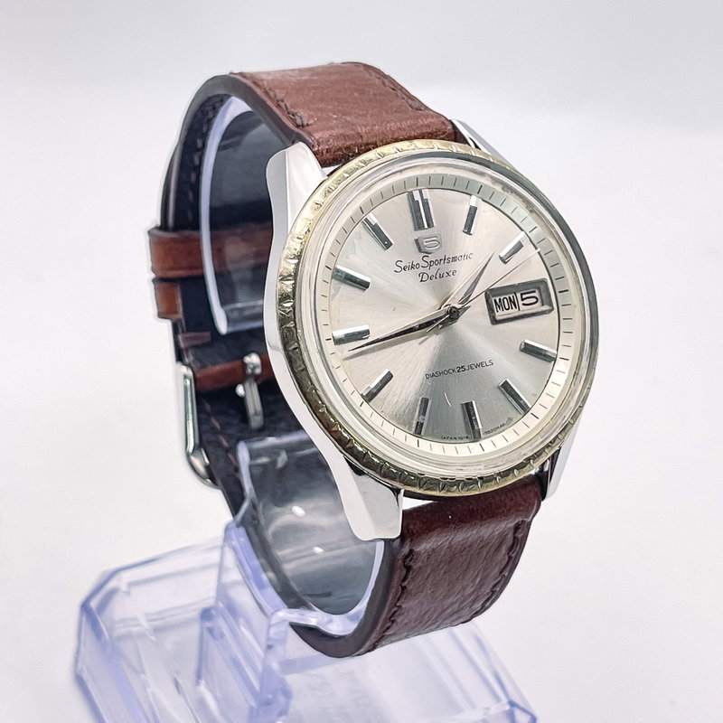 Seiko Seiko - Sportsmatic Deluxe 5 月白 (Gep-paku) – Moon-White - Ingen mindstepris - 7619-7050 - Men - 1965 vintage watch - image 3