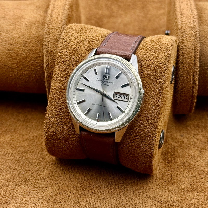 Seiko Seiko - Sportsmatic Deluxe 5 月白 (Gep-paku) – Moon-White - Ingen mindstepris - 7619-7050 - Men - 1965 vintage watch - image 9