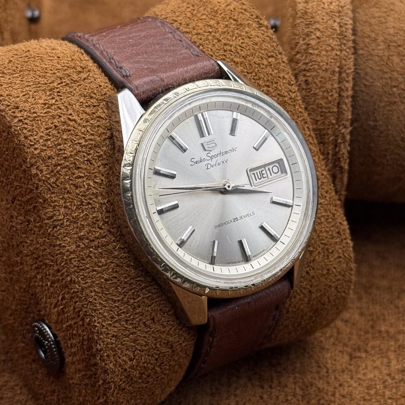 Seiko Seiko - Sportsmatic Deluxe 5 月白 (Gep-paku) – Moon-White - Ingen mindstepris - 7619-7050 - Men - 1965 vintage watch - image 12