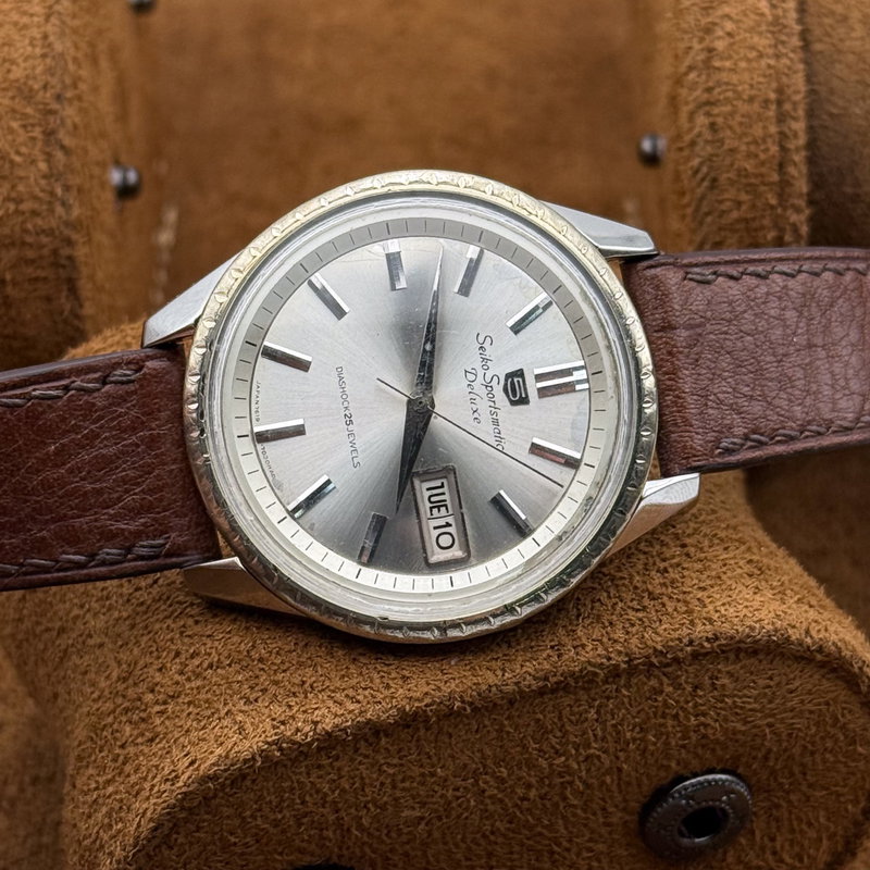 Seiko Seiko - Sportsmatic Deluxe 5 月白 (Gep-paku) – Moon-White - Ingen mindstepris - 7619-7050 - Men - 1965 vintage watch - image 14