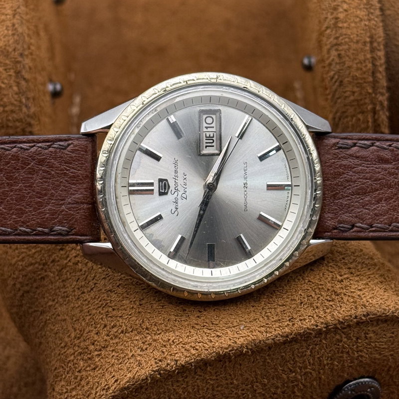 Seiko Seiko - Sportsmatic Deluxe 5 月白 (Gep-paku) – Moon-White - Ingen mindstepris - 7619-7050 - Men - 1965 vintage watch - image 15