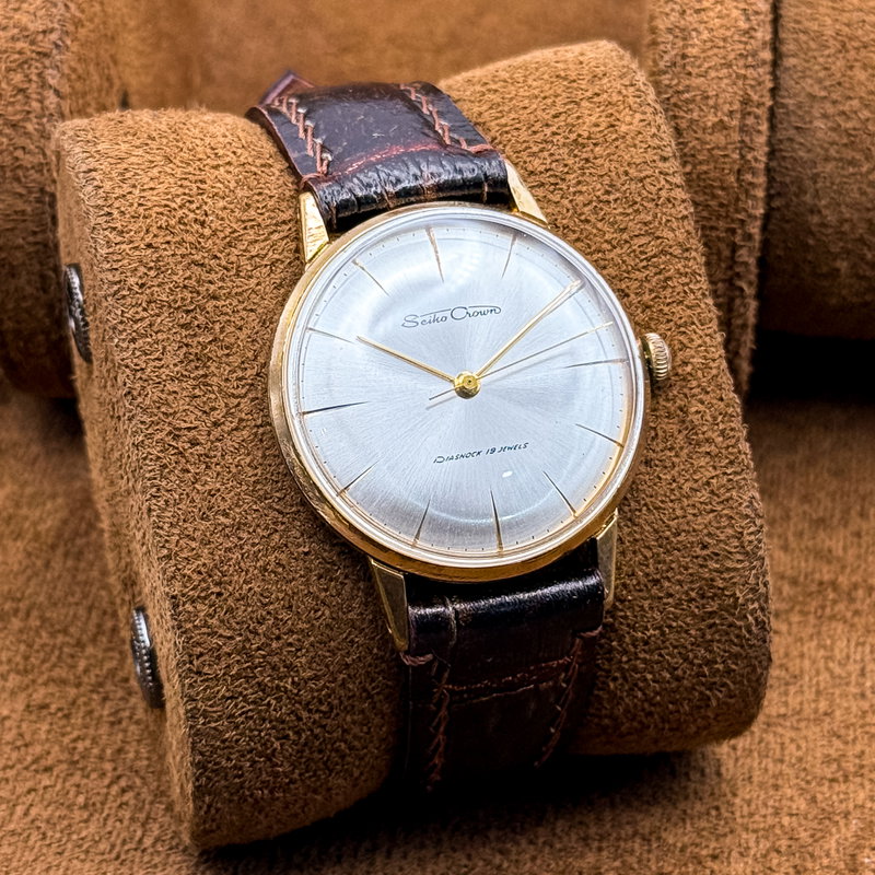 Seiko Seiko - Crown "Near-Mint" 金響 (Kinkyō) – Golden Echo - No Reserve Price - 15002 - Men - 1960-1969 vintage watch - image 4