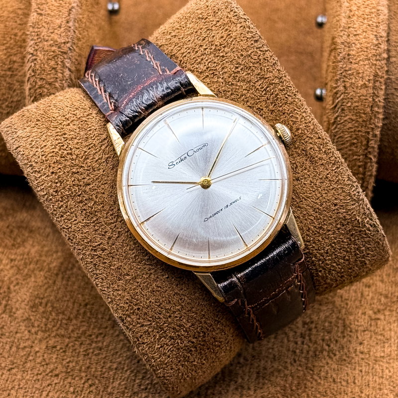 Seiko Seiko - Crown "Near-Mint" 金響 (Kinkyō) – Golden Echo - No Reserve Price - 15002 - Men - 1960-1969 vintage watch - image 5