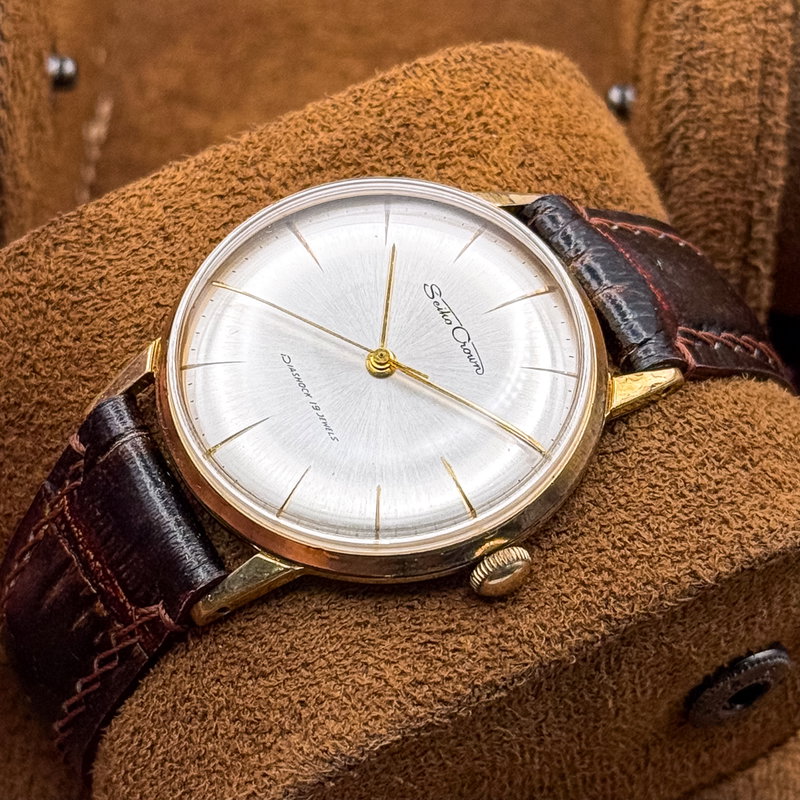 Seiko Seiko - Crown "Near-Mint" 金響 (Kinkyō) – Golden Echo - No Reserve Price - 15002 - Men - 1960-1969 vintage watch - image 9