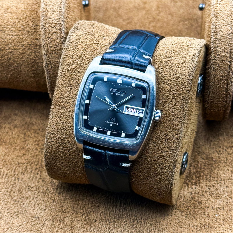 Seiko Seiko - LM "Noir Graphite" - No Reserve Price - 5606-5040 - Men - 1971 vintage watch - image 7