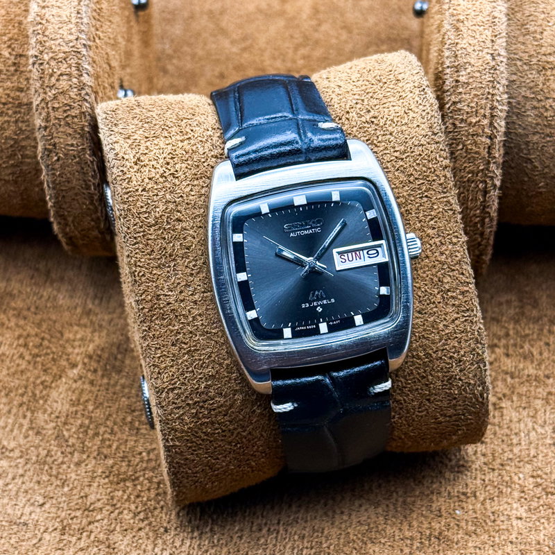 Seiko Seiko - LM "Noir Graphite" - No Reserve Price - 5606-5040 - Men - 1971 vintage watch - image 8