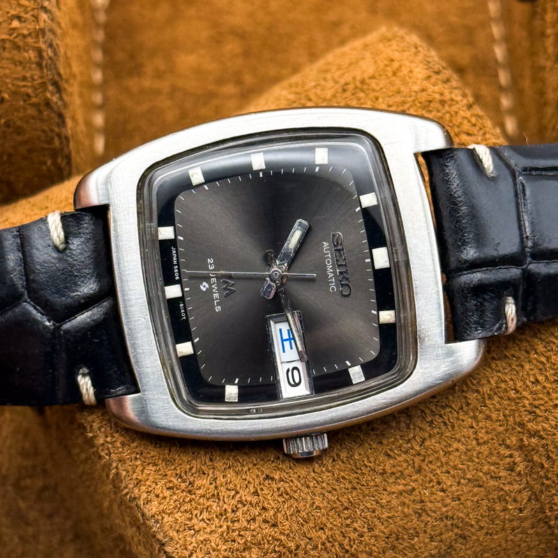 Seiko Seiko - LM "Noir Graphite" - No Reserve Price - 5606-5040 - Men - 1971 vintage watch - image 18