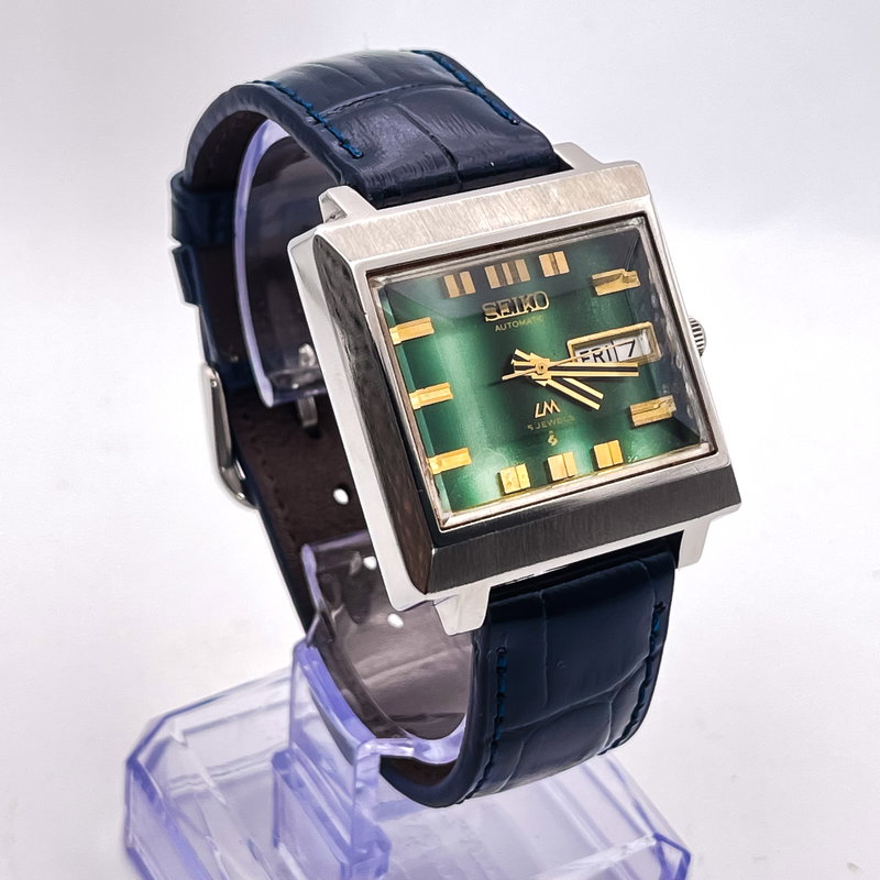 Seiko Seiko - LM "Gradient Green Sunburst" - Ingen mindstepris - 5606-5080 - Men - 1972 vintage watch - image 3