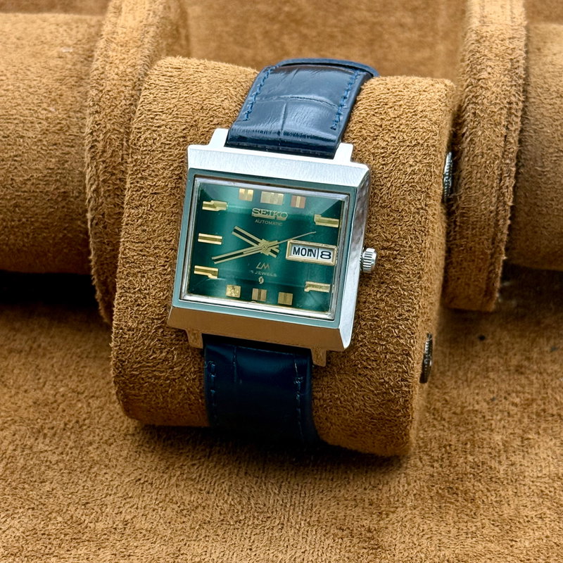 Seiko Seiko - LM "Gradient Green Sunburst" - Ingen mindstepris - 5606-5080 - Men - 1972 vintage watch - image 8
