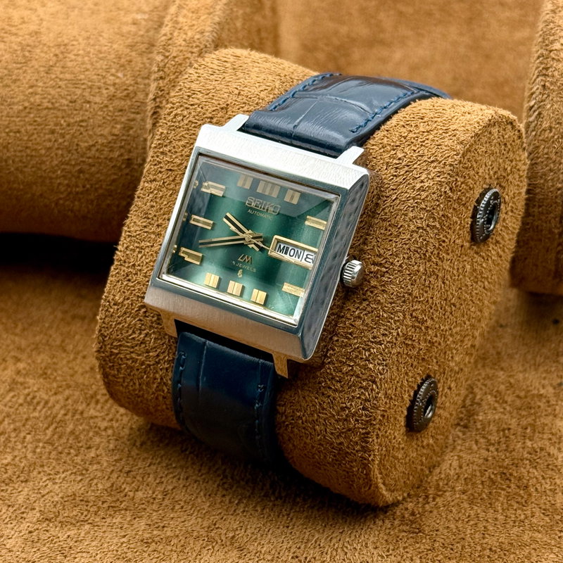 Seiko Seiko - LM "Gradient Green Sunburst" - Ingen mindstepris - 5606-5080 - Men - 1972 vintage watch - image 9