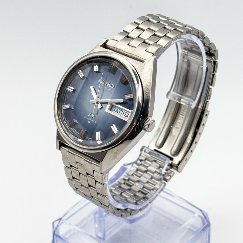 Seiko Seiko - Lord Matic "Gradient Blue Sunburst" 夜晶 (Yashō) – Night Crystal - No reserve price - 5606-7260 - Men - 1972 vintage watch - image 3