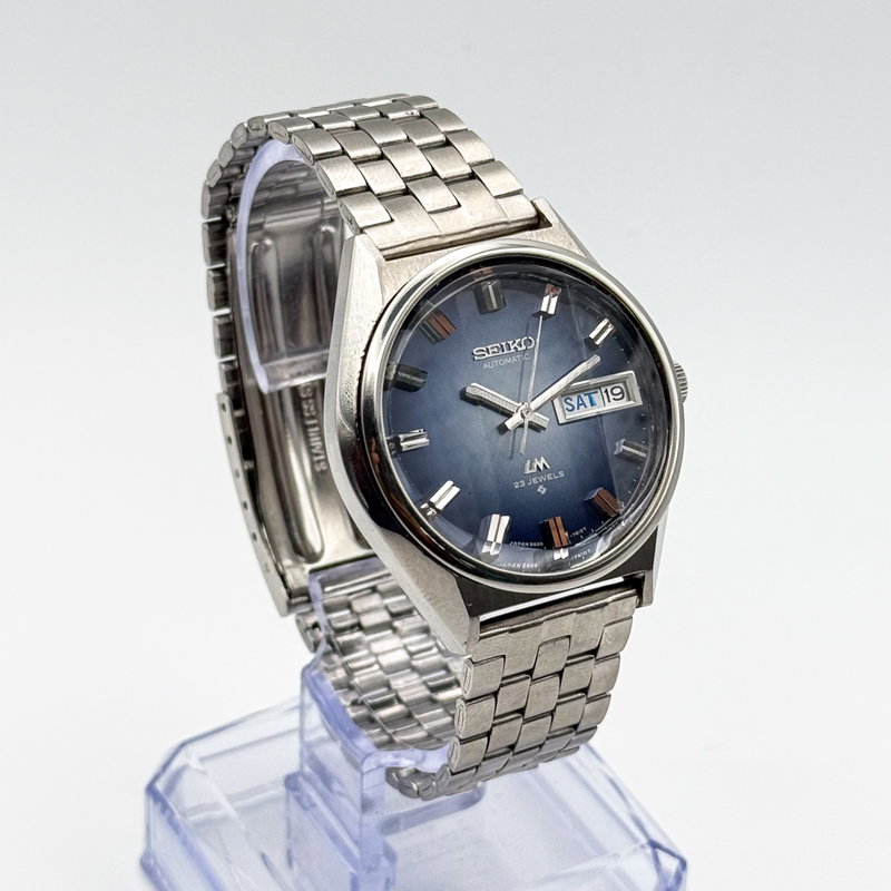 Seiko Seiko - Lord Matic "Gradient Blue Sunburst" 夜晶 (Yashō) – Night Crystal - No reserve price - 5606-7260 - Men - 1972 vintage watch - image 4