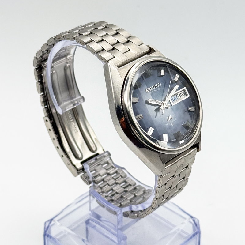 Seiko Seiko - Lord Matic "Gradient Blue Sunburst" 夜晶 (Yashō) – Night Crystal - No reserve price - 5606-7260 - Men - 1972 vintage watch - image 5